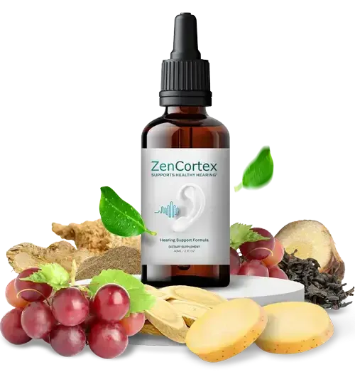 ZenCortex single bottle with ingredients